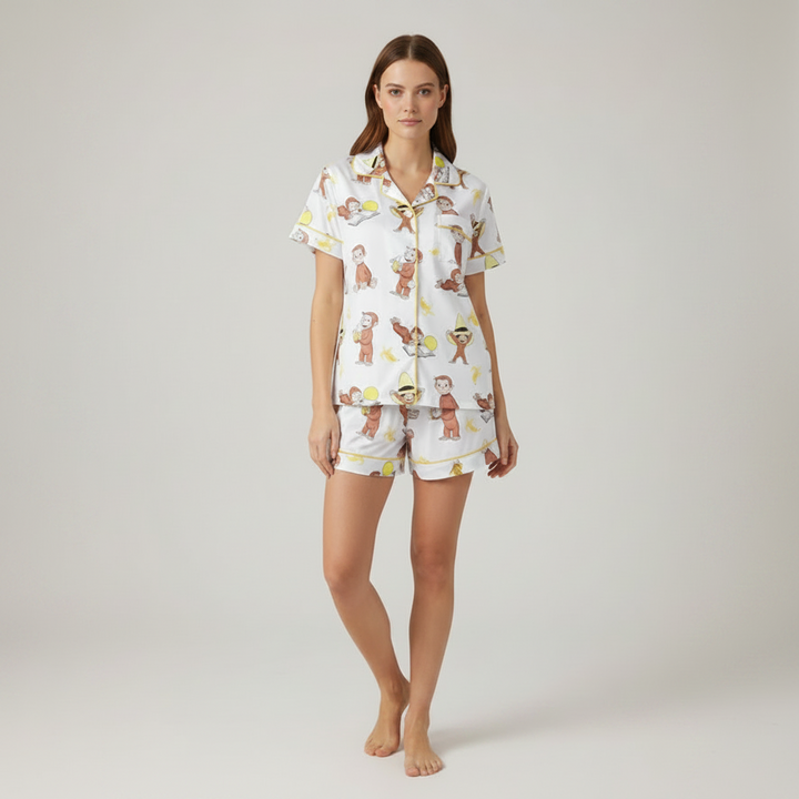 Monkey Pajama Lounge Set