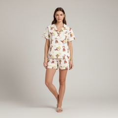 Monkey Pajama Lounge Set