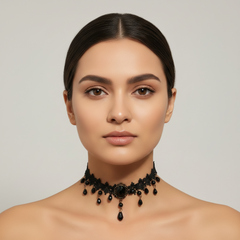 Gothic Lace Choker Necklace