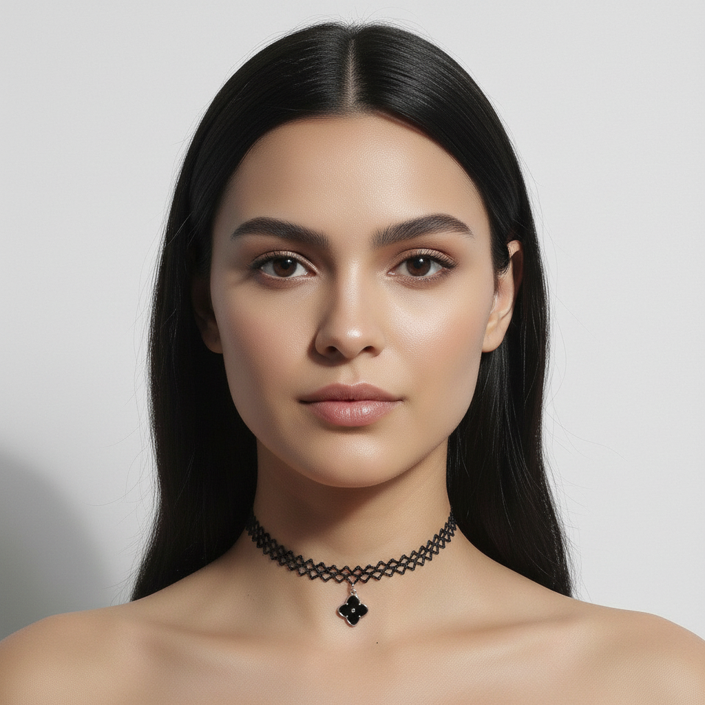 Gothic Lace Choker Necklace