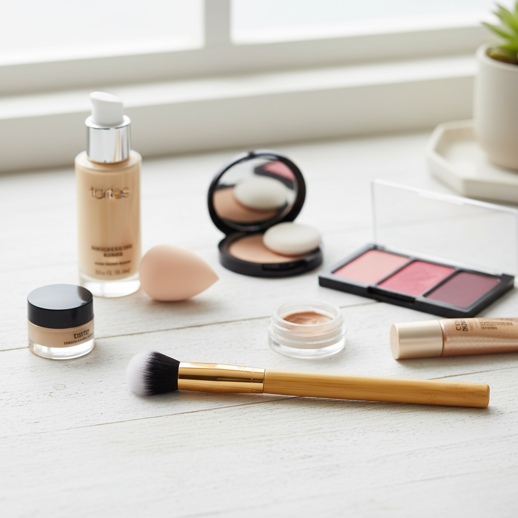 Professional Bamboo Makeup Brush  Kit 