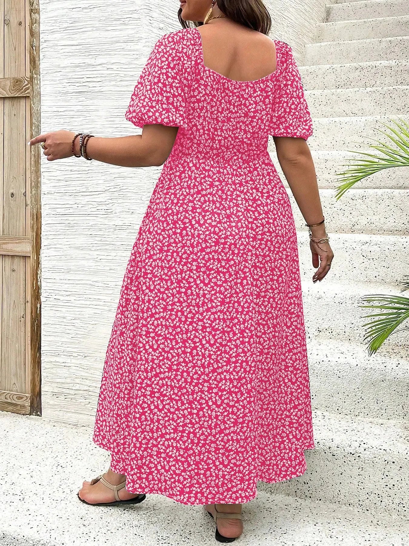 Ditsy Plus Floral Maxi