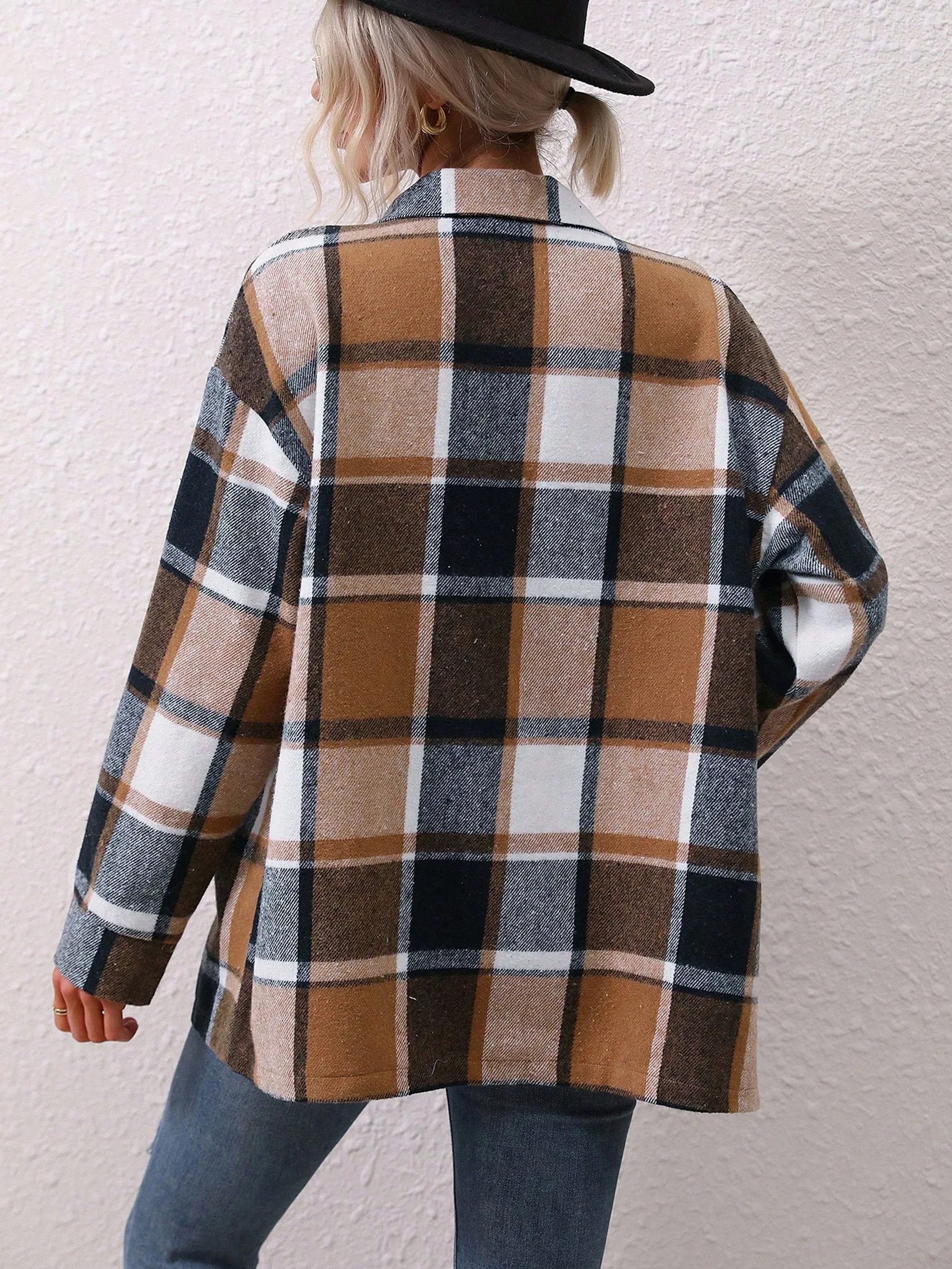 Plaid Shacket Jacket