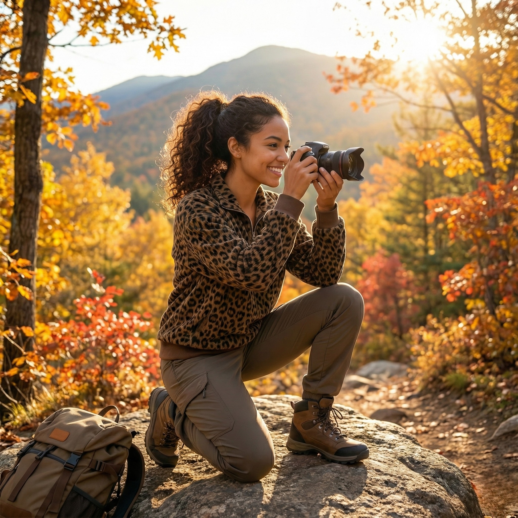 Sunset on the Hiking Trail