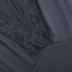 V-Neck Jumpsuit - For Women 
