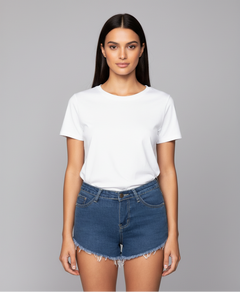 Zip Me Up Denim Shorts - View 7 | Mavena Co