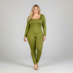 Plus Size Bodycon Jumpsuit