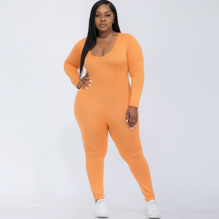 Plus Size Bodycon Jumpsuit