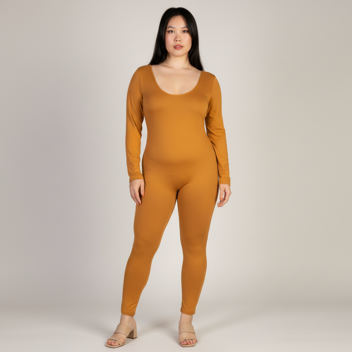 Plus Size Bodycon Jumpsuit