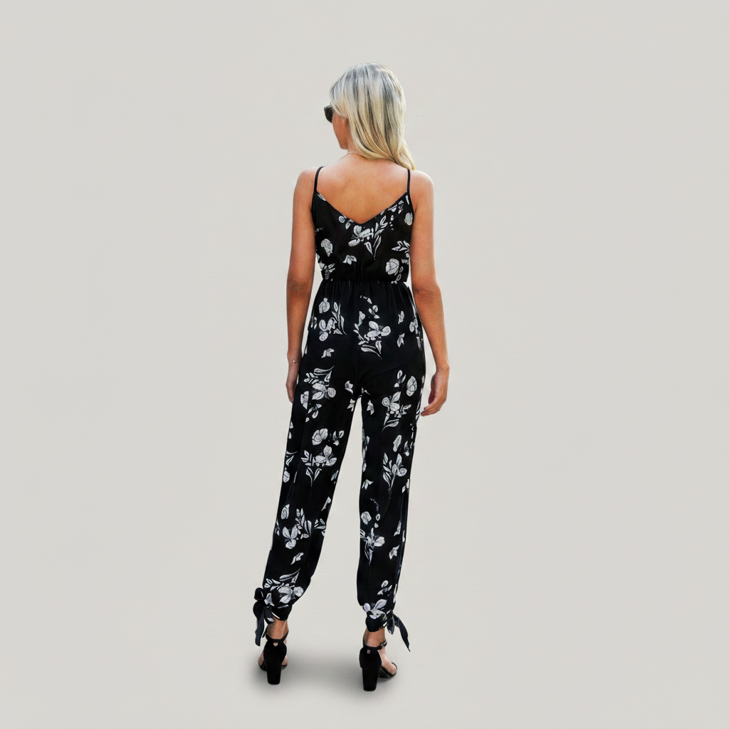 Floral Knot Cami Jumpsuit
