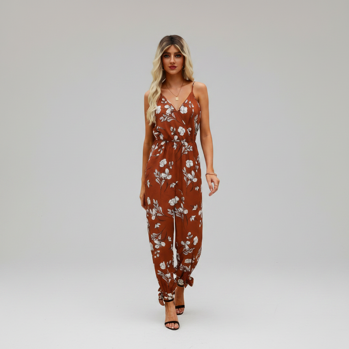 Floral Knot Cami Jumpsuit