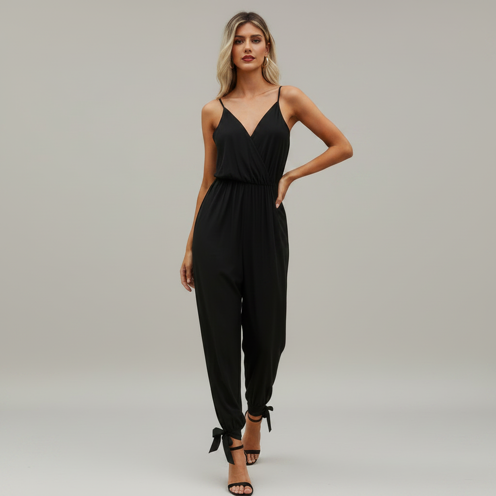 Floral Knot Cami Jumpsuit