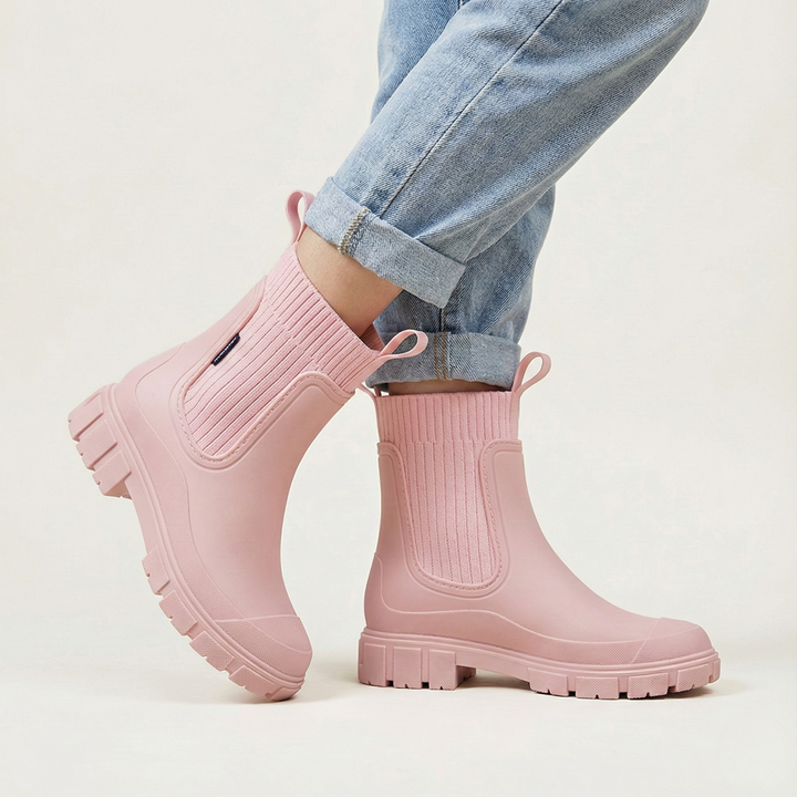 The Minimalist Rain Boots - back view