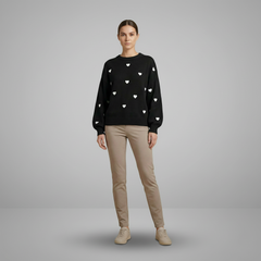 Little Heart Knit Pullover - colour option