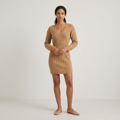 V-Neck Sheath Dress