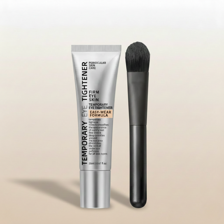 Revitalizing Eye Cream jar with collagen-enriched formula on clean white surface, smooth texture visible