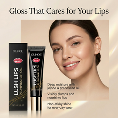 Lush Lips Serum Oil - styled look