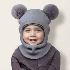 Toddler Knit Beanie Hat (1-3 years) - styled look