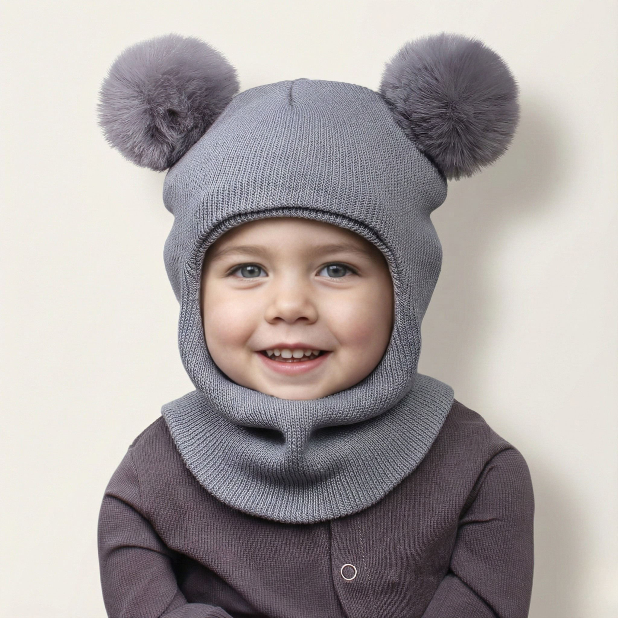 Toddler Knit Beanie Hat (1-3 years)