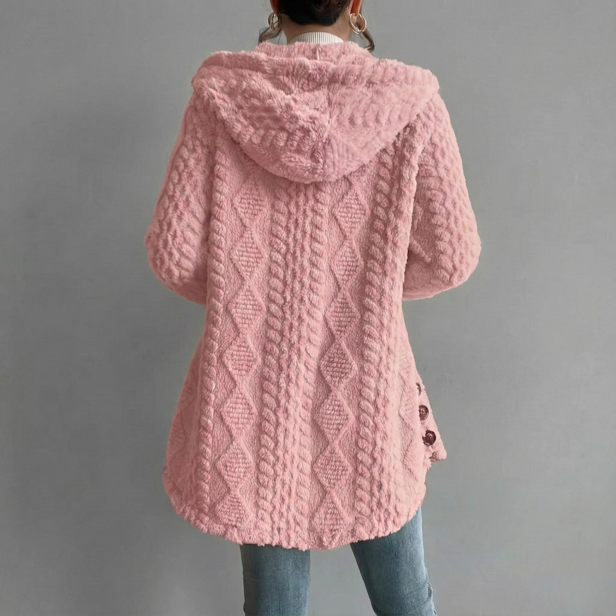 Knit Hoodie Jacket - colour option