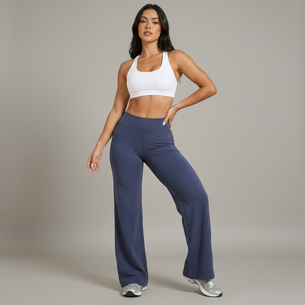 Soft Yoga Flare Pants - side view