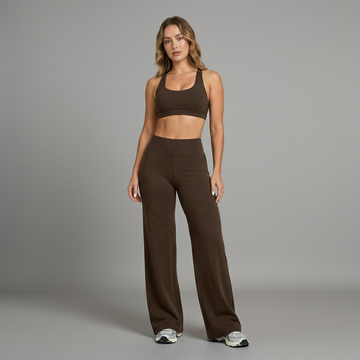 Soft Yoga Flare Pants - fabric detail