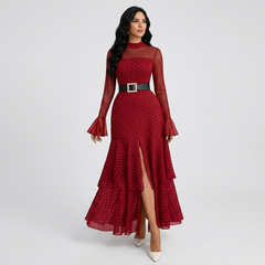 Elegant Slit Evening Gown