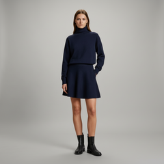 Timeless Elegant Short Dress - back view