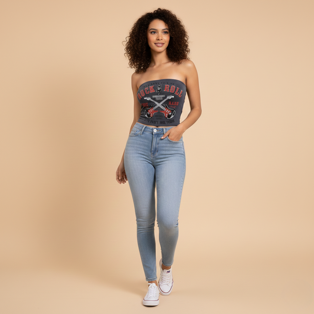 Rock & Roll Tube Top