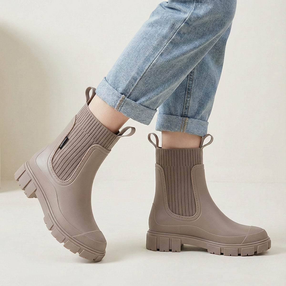 The Minimalist Rain Boots - styled look