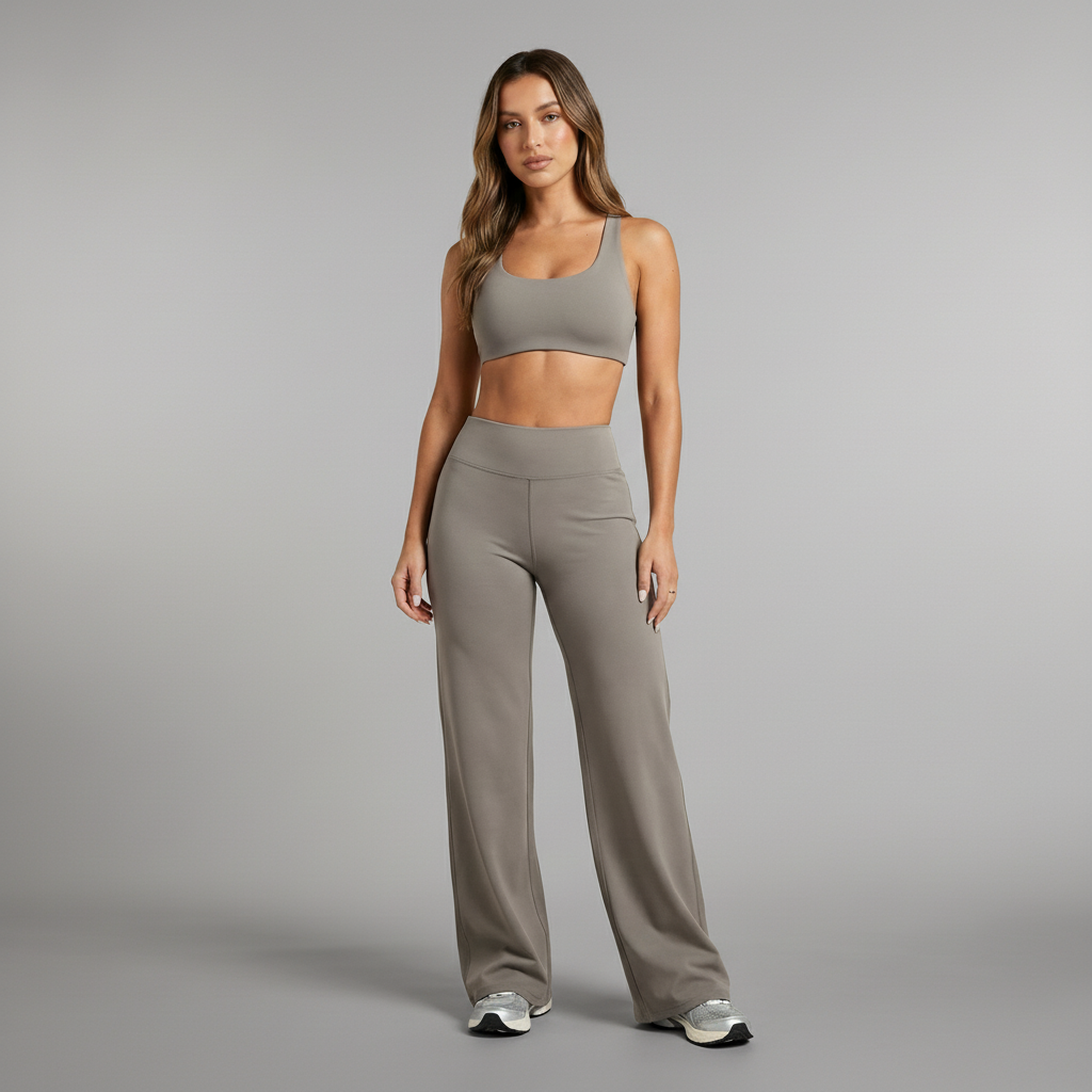 Soft Yoga Flare Pants - close-up