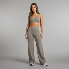 Soft Yoga Flare Pants - close-up