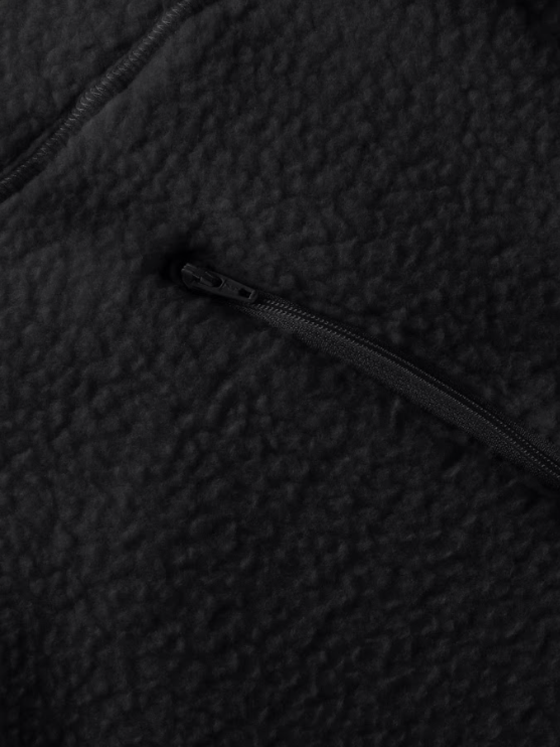 fleece sweatshirt - black