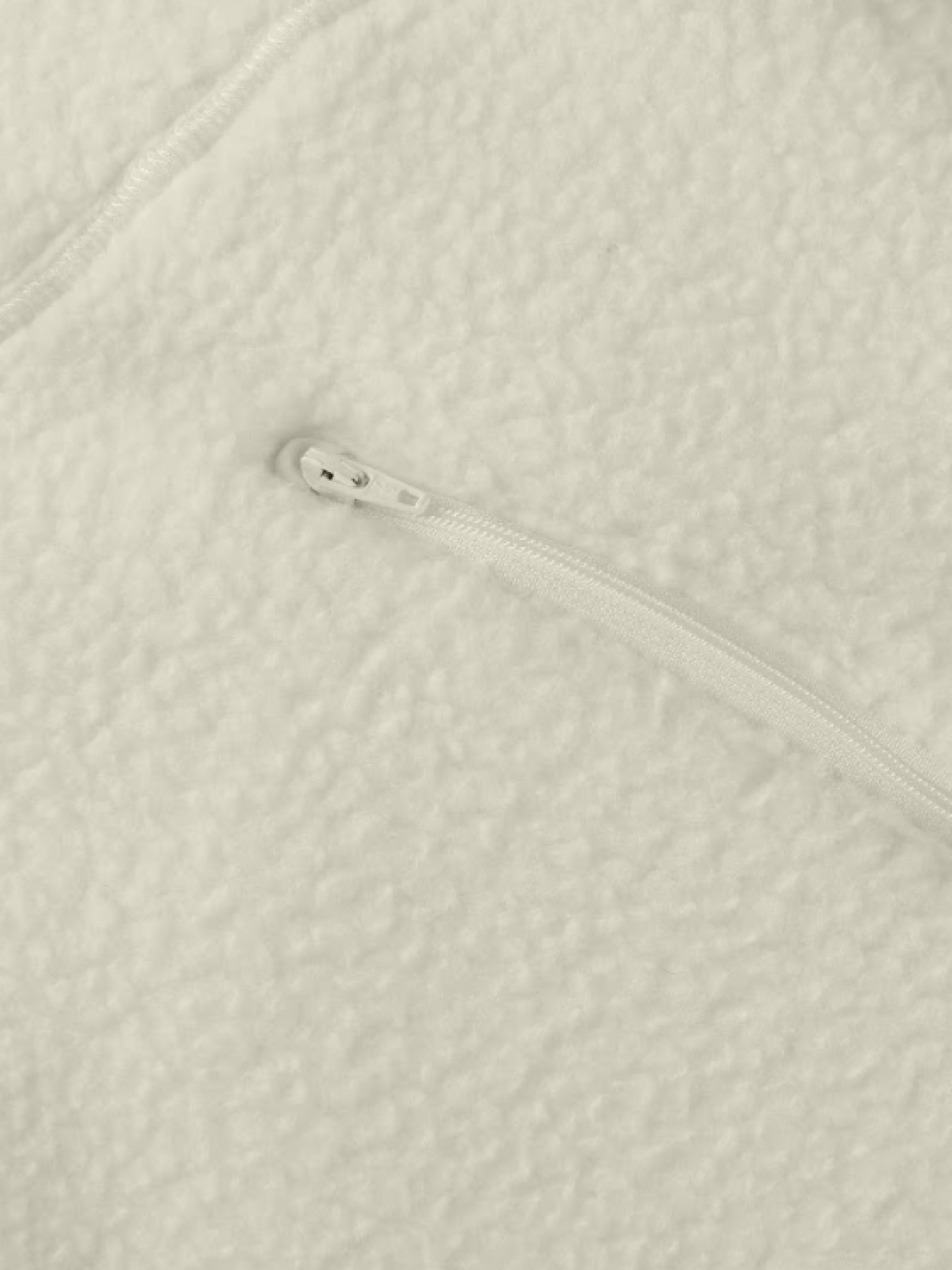 fleece sweatshirt - white