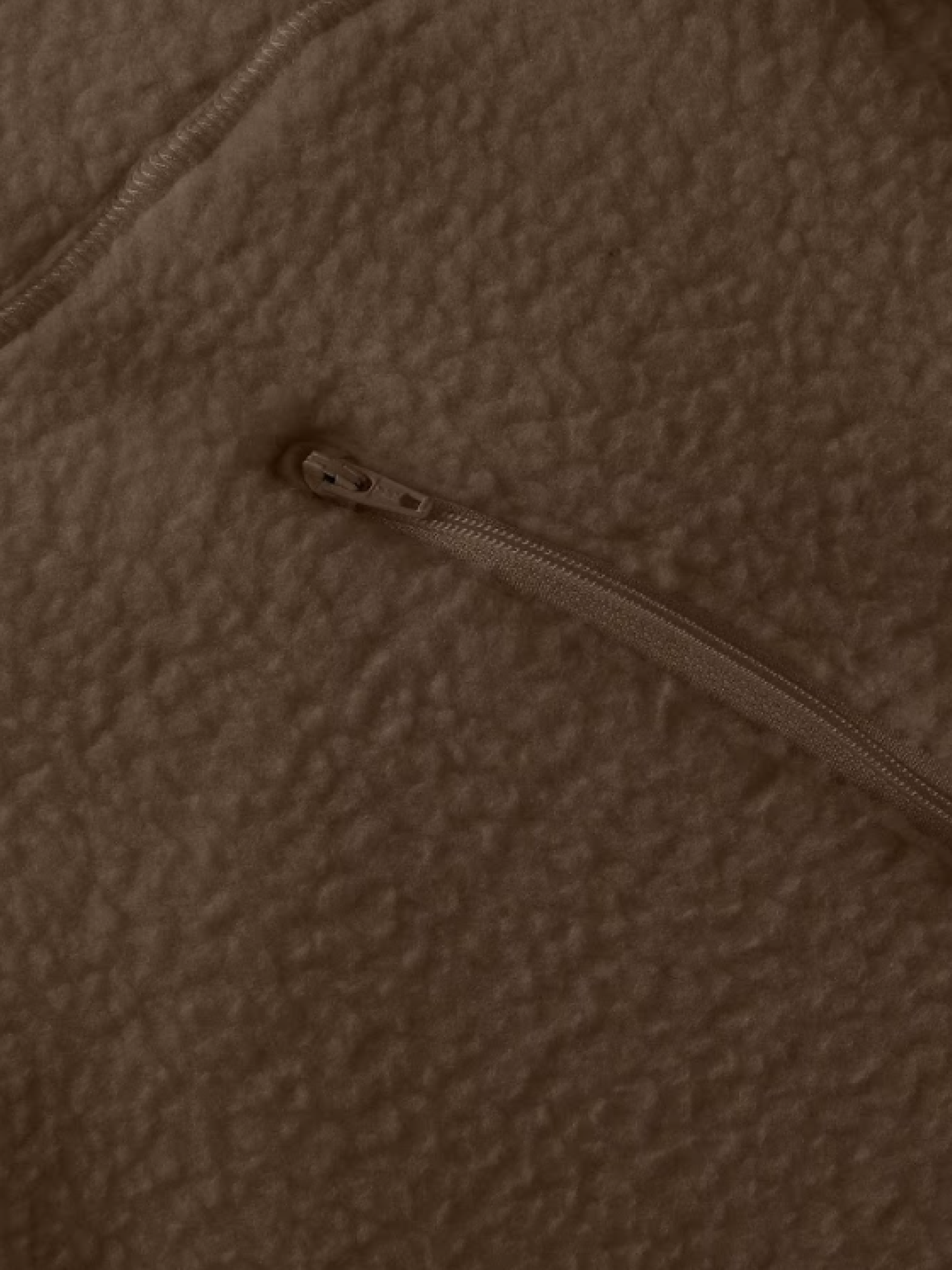 fleece sweatshirt brown