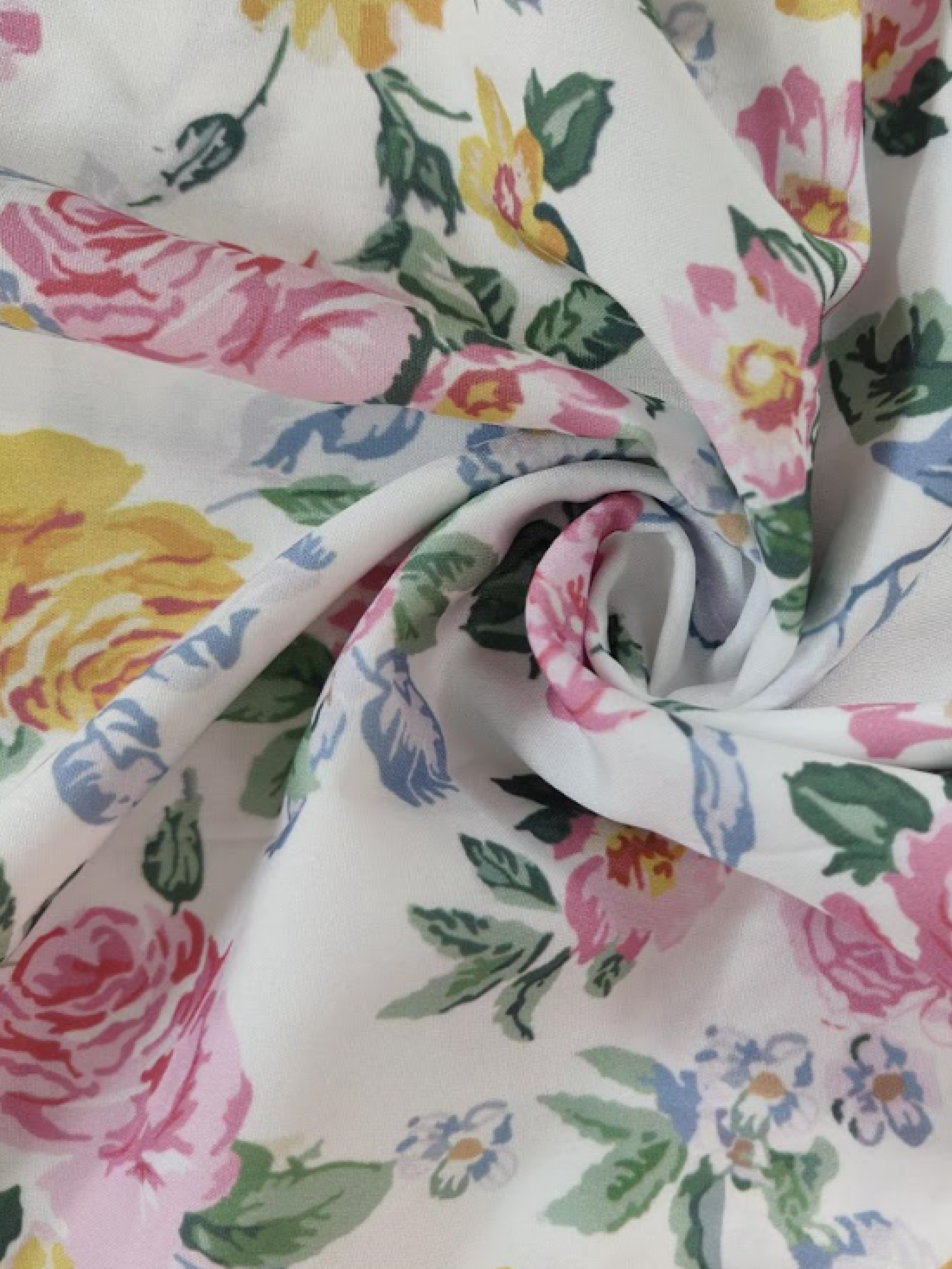 floral deep v neck midi dress