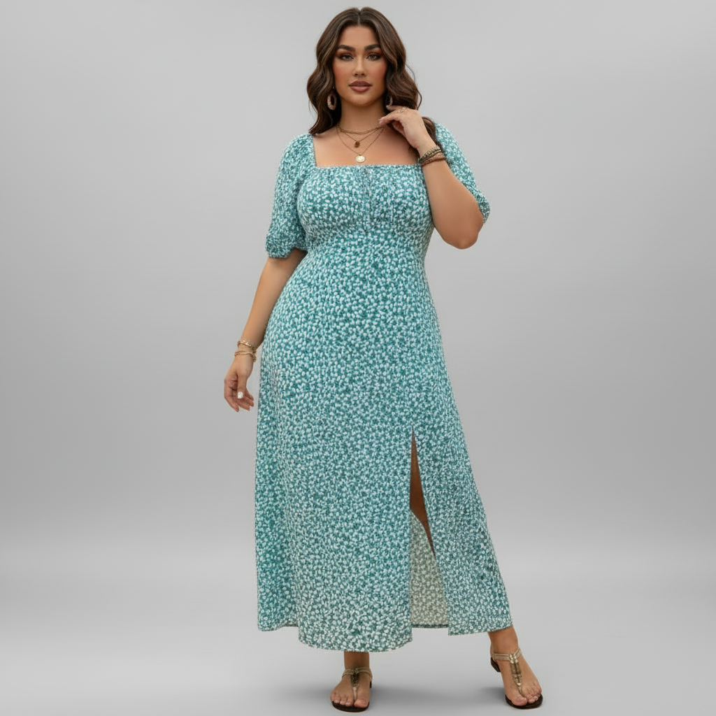 Ditsy Plus Floral Maxi for Women - styled look