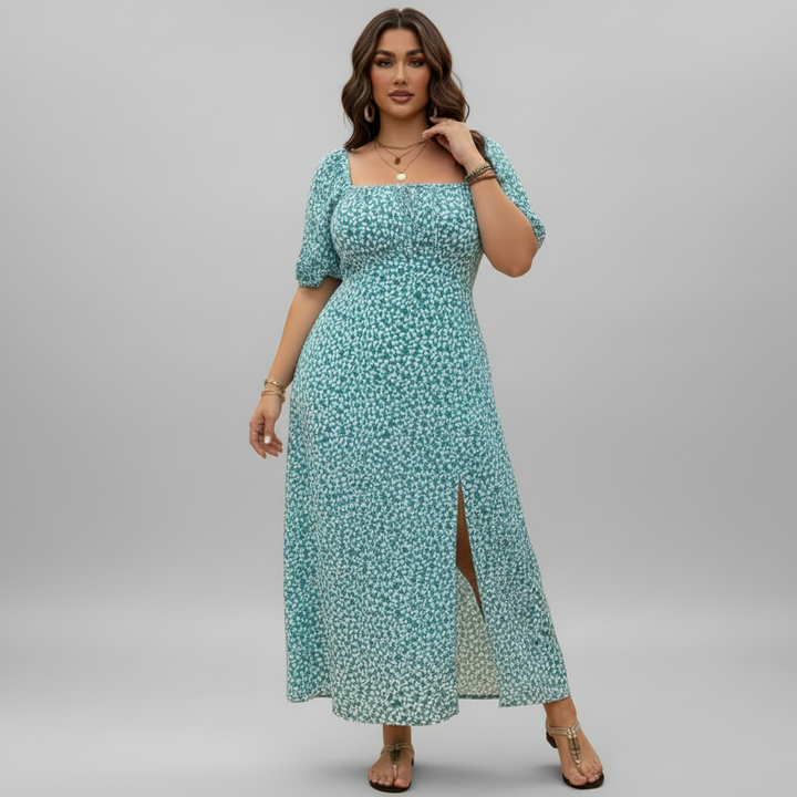 Ditsy Plus Floral Maxi for Women - styled look