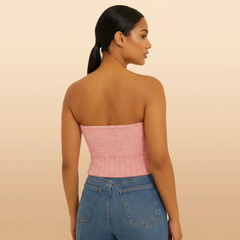 Sleek Knit Tube Top - side view