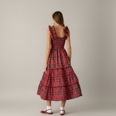 Aerielle Christmas Maxi Dress for Women - back view