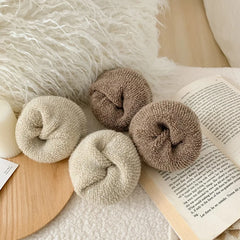 plush womens socks