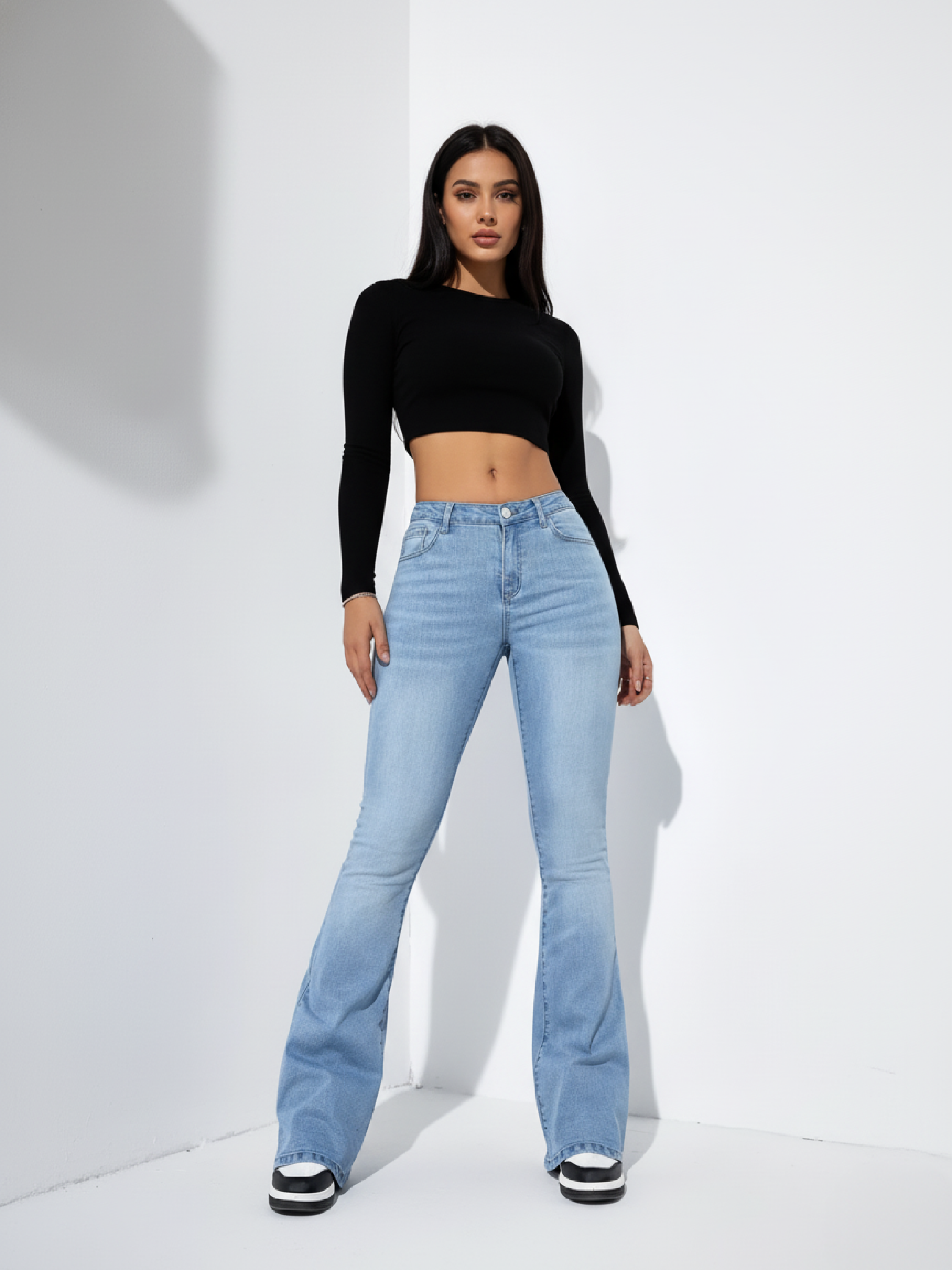 retro flare jeans