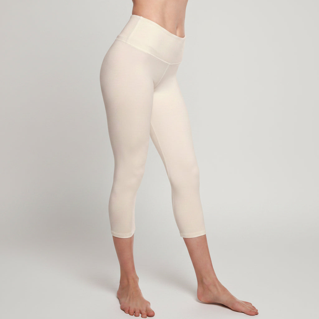 Women's Bamboo Viscose/Cotton Capri Style Leggings