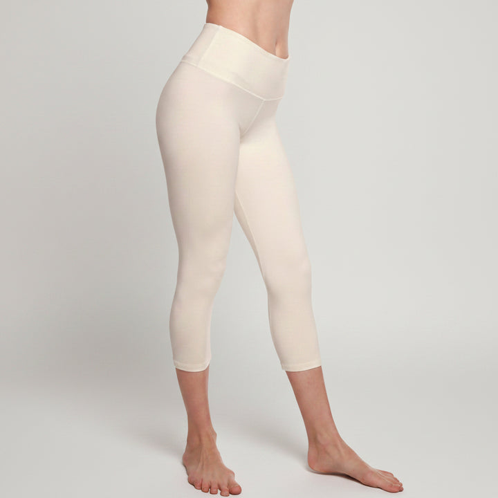 Women's Bamboo Viscose/Cotton Capri Style Leggings