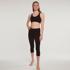 Women's Bamboo Viscose/Cotton Capri Style Leggings
