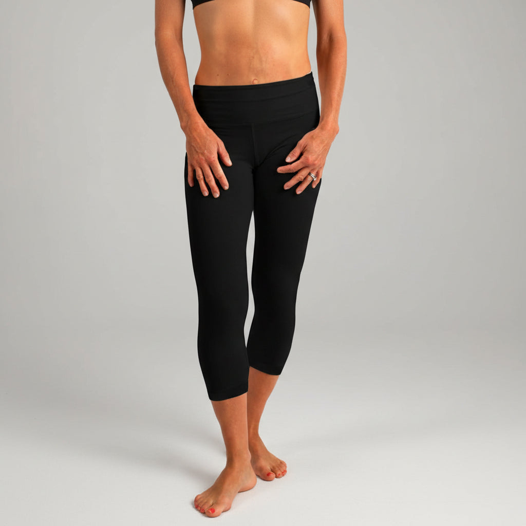 Women's Bamboo Viscose/Cotton Capri Style Leggings